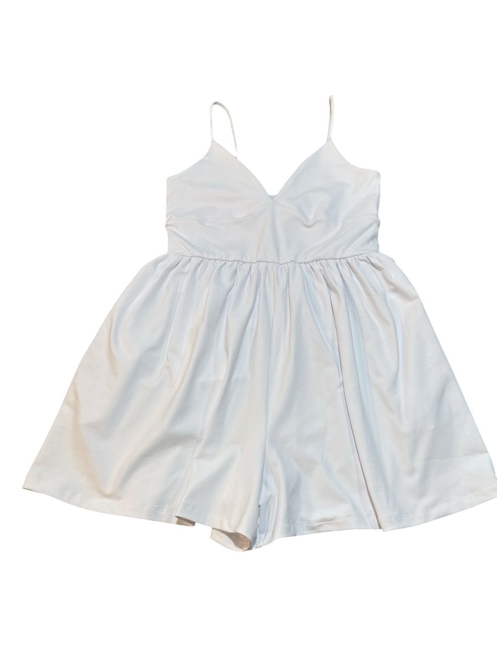 Susana Monaco String V Romper, Sugar - Picture 15 of 15